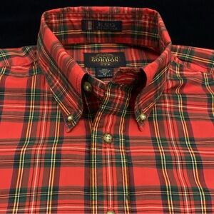 KENNETH GORDON LS All Cotton Plaid Shirt
